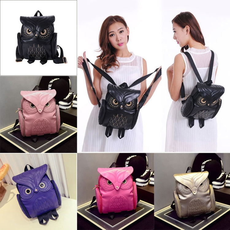 Borsa a tracolla con motivo gufo Zaino da personalità in PU femminile
