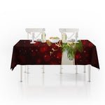 Tovaglia rettangolare per la casa Decorazione natalizia per tovaglia da caffè, 140x140cm, 140x180cm, 150x210cm, 150x260cm, 150x300cm