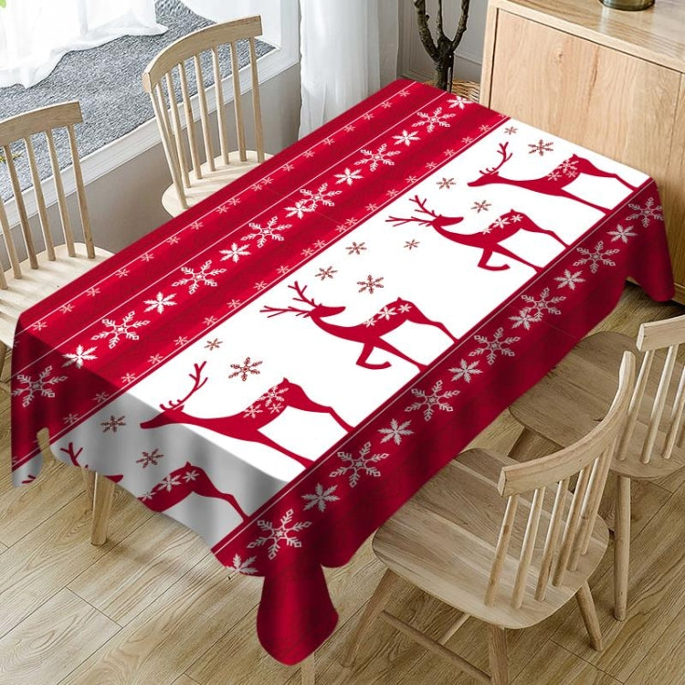 Tovaglia rettangolare per la casa Decorazione natalizia per tovaglia da caffè, 140x140cm, 140x180cm, 150x210cm, 150x260cm, 150x300cm