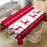 Tovaglia rettangolare per la casa Decorazione natalizia per tovaglia da caffè, 140x140cm, 140x180cm, 150x210cm, 150x260cm, 150x300cm