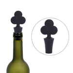 Tappo per vino in silicone da 12 pezzi. Tappo per vino serie Poker, 12 PCS Peach Heart Shape, 12 PCS Poker Shape, 12 PCS Black Plum Shape, 12 PCS Red Square Shape