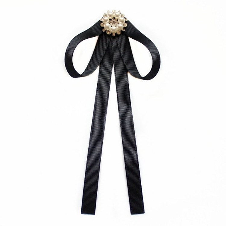 Accessori per camicie da donna con colletto professionale e papillon nero