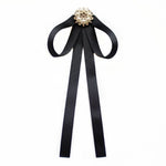 Accessori per camicie da donna con colletto professionale e papillon nero
