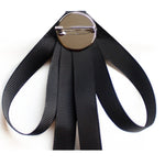 Accessori per camicie da donna con colletto professionale e papillon nero