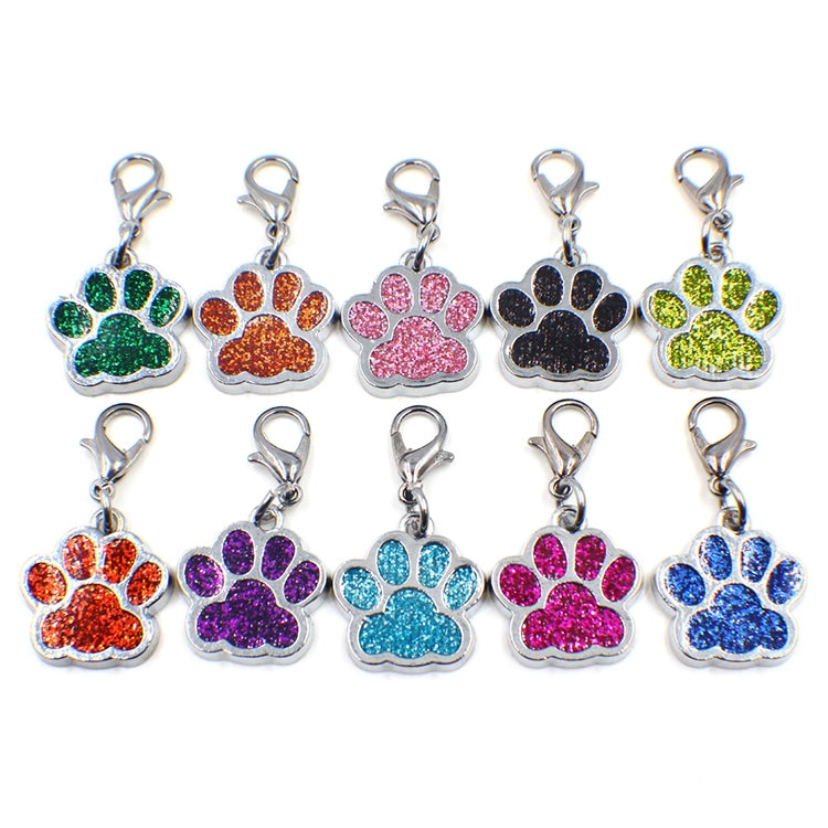 10 pz smalto gatto cane orso zampa stampe portachiavi creazione di gioielli