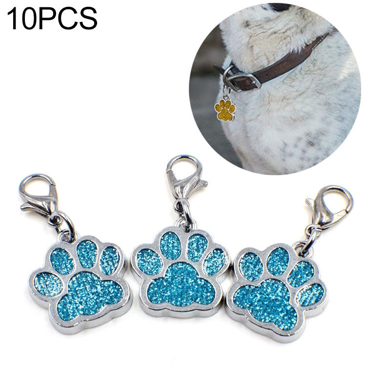 10 pz smalto gatto cane orso zampa stampe portachiavi creazione di gioielli
