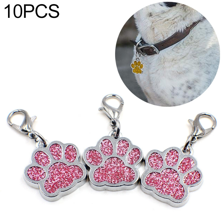 10 pz smalto gatto cane orso zampa stampe portachiavi creazione di gioielli