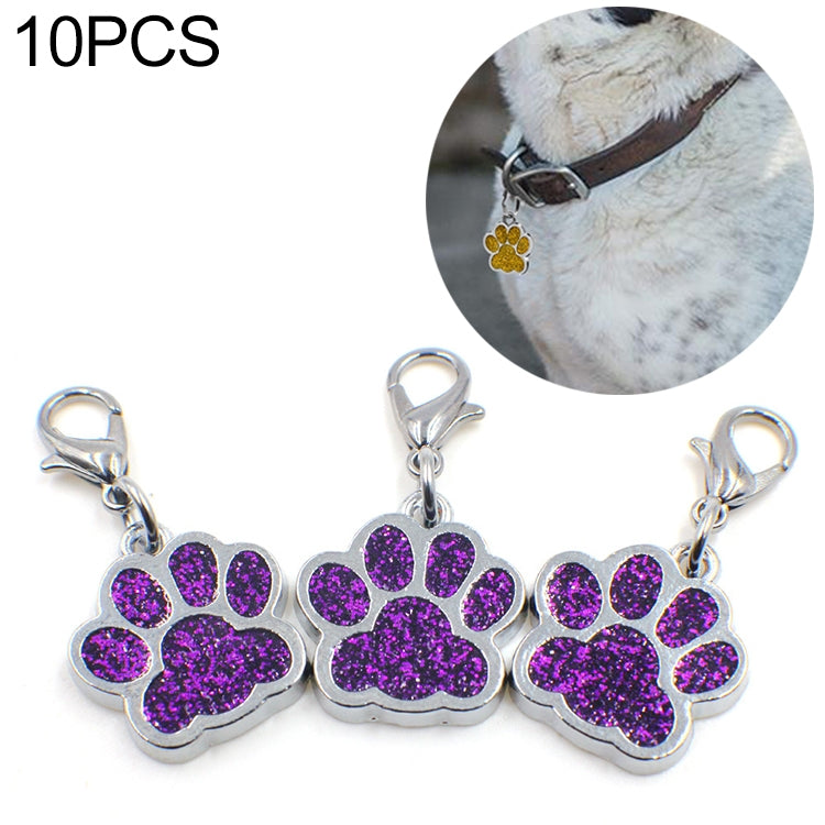 10 pz smalto gatto cane orso zampa stampe portachiavi creazione di gioielli