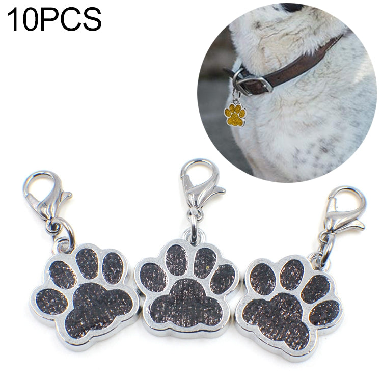 10 pz smalto gatto cane orso zampa stampe portachiavi creazione di gioielli