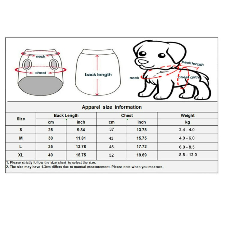 Vestiti per animali domestici di Natale Personalità vestire vestiti per animali domestici, S, M, L, XL