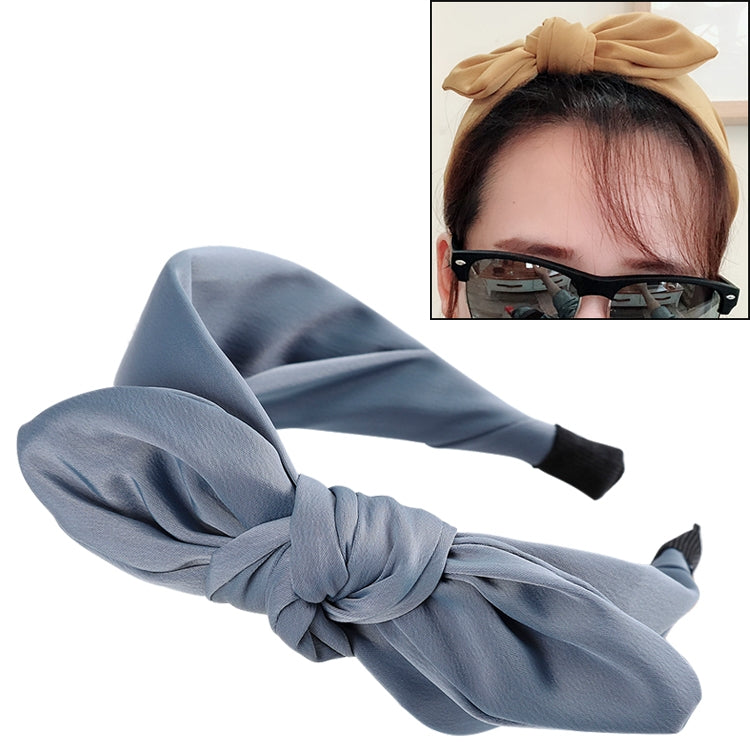 Accessori per fasce per capelli per ragazze con fiocco in stoffa per orecchie di coniglio