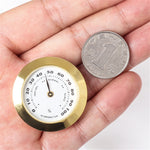 2 igrometri da 38 mm ad alta precisione per casa/custodia per violino/chitarra/termometro per sigari, Thermometer, Hygrometer