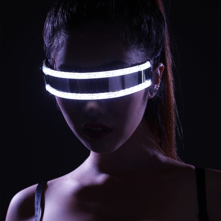 Occhiali LED luminosi per feste, giocattoli classici per la danza, DJ, maschere per feste, costumi, oggetti di scena, guanti, White illuminating, Red glow, Blue glow, Green glow