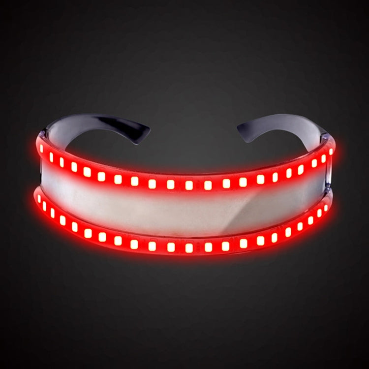 Occhiali LED luminosi per feste, giocattoli classici per la danza, DJ, maschere per feste, costumi, oggetti di scena, guanti, White illuminating, Red glow, Blue glow, Green glow
