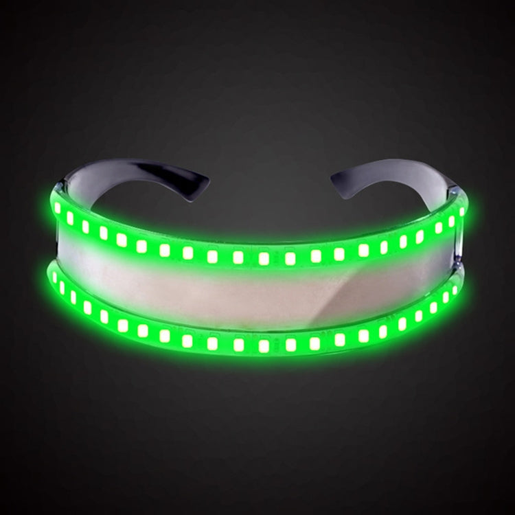 Occhiali LED luminosi per feste, giocattoli classici per la danza, DJ, maschere per feste, costumi, oggetti di scena, guanti, White illuminating, Red glow, Blue glow, Green glow
