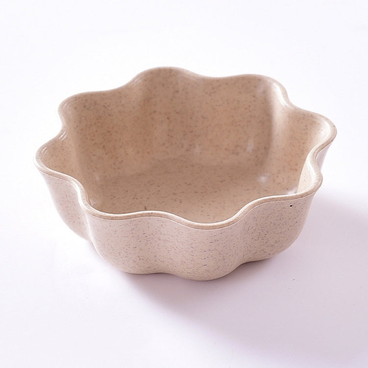 5 pezzi creativi piatti a forma di prugna piatto di condimento in paglia di grano piatto per snack salsa di peperoncino salsa ketchup piatto di sale, dimensioni: 7x7x2,5 cm