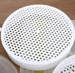 2 PZ Pentola A Vapore Per Microonde Accessori Per Pentole Per Cottura A Vapore Verdure Frutti Di Mare, Single layer, Double layer