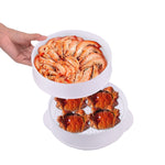 2 PZ Pentola A Vapore Per Microonde Accessori Per Pentole Per Cottura A Vapore Verdure Frutti Di Mare, Single layer, Double layer