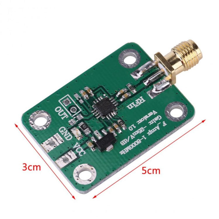 AD8318 Rilevatore logaritmico RF Dinamometro 1-8000 MHz Misuratore di potenza di misurazione RSSI 70 dB