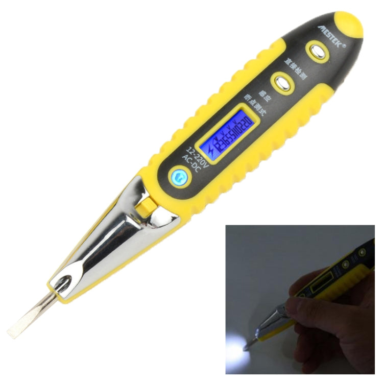 Penna tester tensione elettrica CA/DC con luce LED