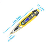 Presa a muro Presa di corrente CA Rilevatore di tensione Tester del sensore Penna di prova elettrica Indicatore di tensione a luce LED, Electric Test Pen