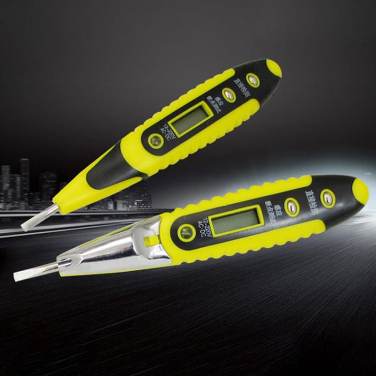 Presa a muro Presa di corrente CA Rilevatore di tensione Tester del sensore Penna di prova elettrica Indicatore di tensione a luce LED, Electric Test Pen