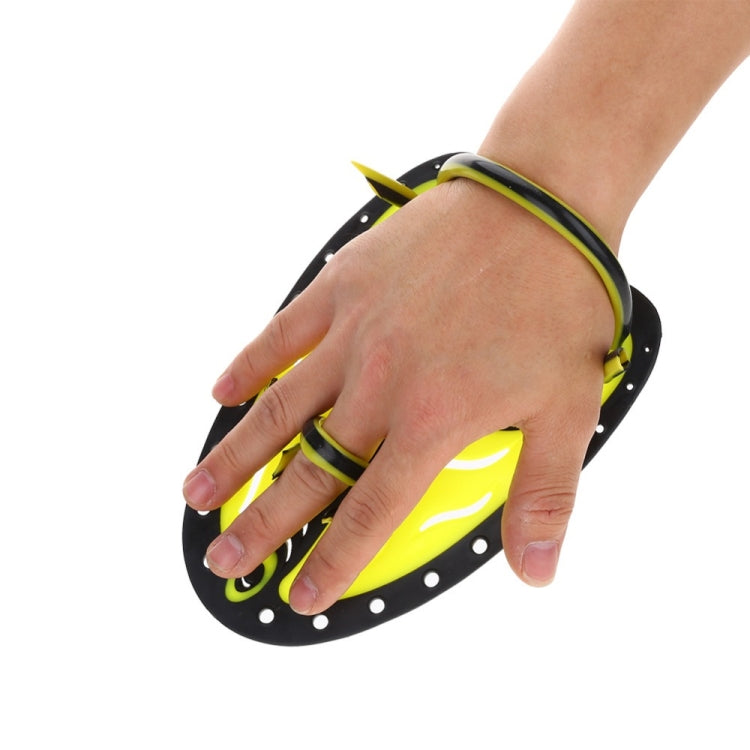 TP200 Attrezzatura da allenamento per nuoto palmata a mano bicolore per principianti, Children S, Adult L