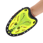 TP200 Attrezzatura da allenamento per nuoto palmata a mano bicolore per principianti, Children S, Adult L
