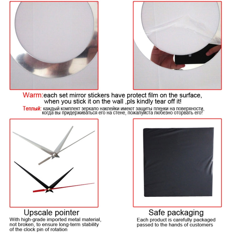 Fiore arte design moderno fai da te rimovibile specchio di cristallo 3D orologio da parete adesivo da parete soggiorno camera da letto arredamento