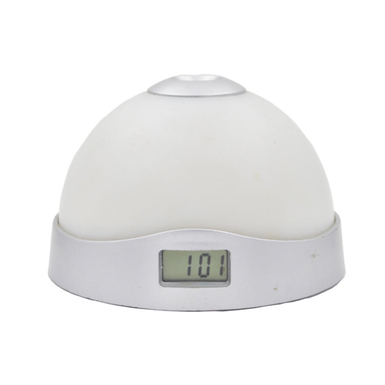 Sveglia emisferica LED con proiezione luminosa colorata pigra, Lazy Magic Clock