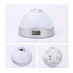 Sveglia emisferica LED con proiezione luminosa colorata pigra, Lazy Magic Clock
