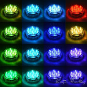 Lampada sommergibile LED RGB impermeabile per acquario