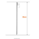 Picchetti per tende da campeggio in acciaio inossidabile durevoli da 30 cm per esterni per accessori per tende da campeggio da viaggio