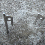 Picchetti per tende da campeggio in acciaio inossidabile durevoli da 30 cm per esterni per accessori per tende da campeggio da viaggio