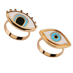 Anello punk in resina Anelli turchi del malocchio