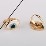Anello punk in resina Anelli turchi del malocchio