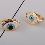 Anello punk in resina Anelli turchi del malocchio