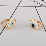 Anello punk in resina Anelli turchi del malocchio