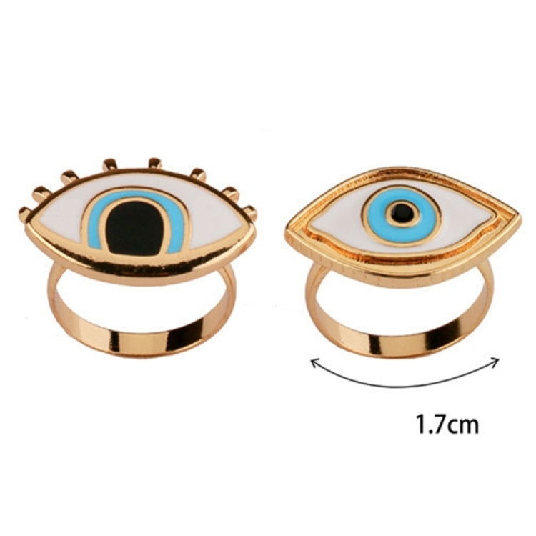 Anello punk in resina Anelli turchi del malocchio