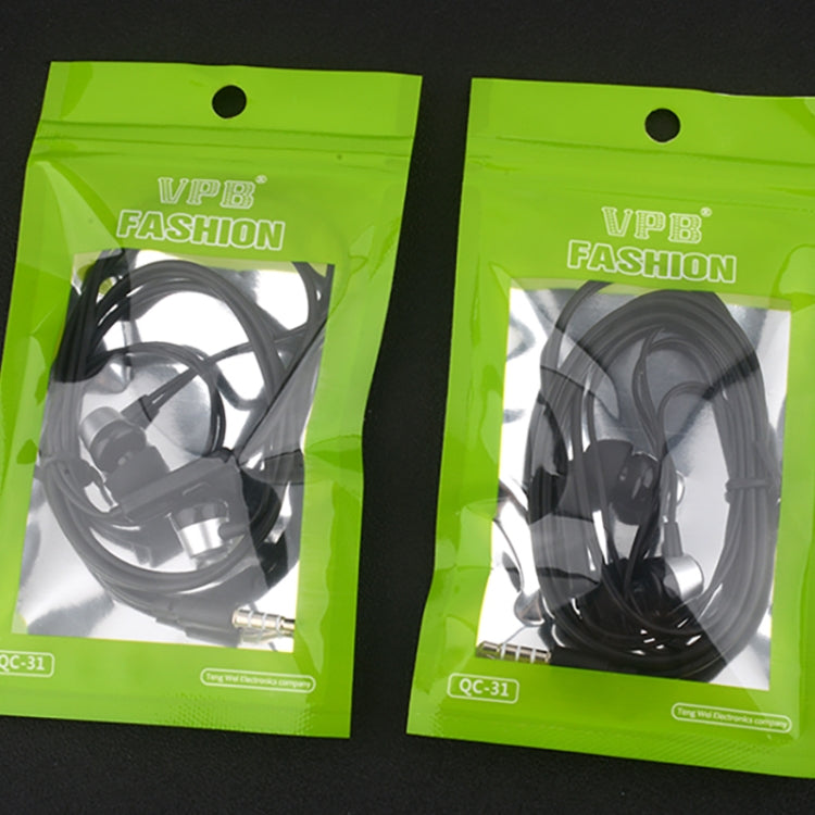 Auricolari cablati VPB S3 Sport con microfono 3,5 mm