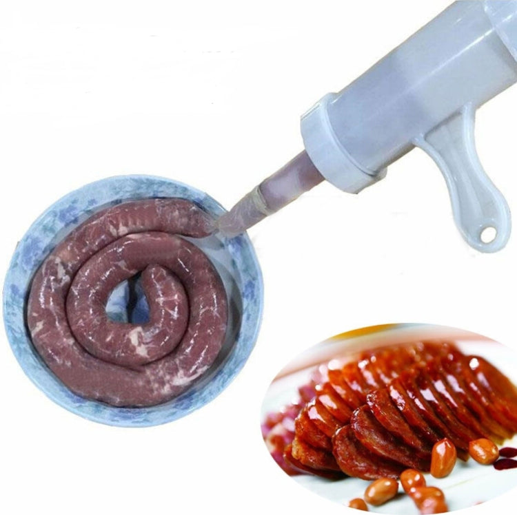 2 pezzi macchina per salsicce riempitrice per carne riempitrice per salumi azionata a mano, 12x17x19cm