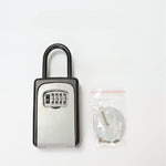 Cassetta di sicurezza con combinazione di chiavi Cassetta di sicurezza portatile con chiavi in lega di alluminio Cassetta di sicurezza con portachiavi di sicurezza, Security Key Holder