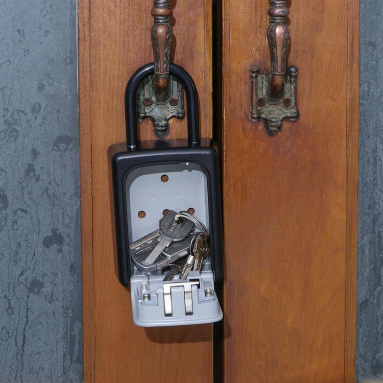 Cassetta di sicurezza con combinazione di chiavi Cassetta di sicurezza portatile con chiavi in lega di alluminio Cassetta di sicurezza con portachiavi di sicurezza, Security Key Holder
