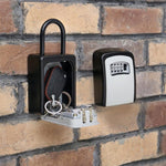 Cassetta di sicurezza con combinazione di chiavi Cassetta di sicurezza portatile con chiavi in lega di alluminio Cassetta di sicurezza con portachiavi di sicurezza, Security Key Holder