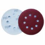 Carta vetrata floccata da 100 pezzi 125 mm Carta vetrata autoadesiva a disco da 5 pollici a 8 fori, 40 Mesh, 60 Mesh, 80 Mesh, 100 Mesh, 120 Mesh, 150 Mesh, 180 Mesh, 240 Mesh, 320 Mesh, 400 Mesh, 600 Mesh, 800 Mesh, 1000 Mesh, 1200 Mesh, 1500 Mesh    ...