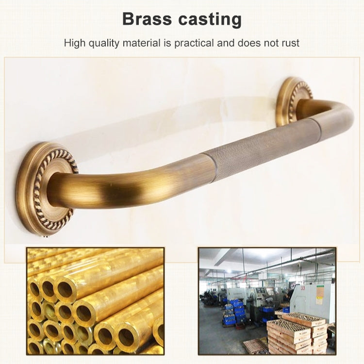 Ciondolo da bagno in ottone Maniglia da bagno per anziani Maniglia per corrimano senza barriere, 52cm Barrier-free Handrail Pull