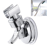 Supporto per soffione doccia, staffa di aspirazione regolabile per montaggio a parete, cromata, Fully Plated