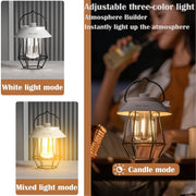 Luci da campeggio sospese per esterni con batteria 5000mAh