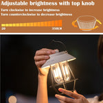 Luci da campeggio sospese per esterni con batteria 5000mAh