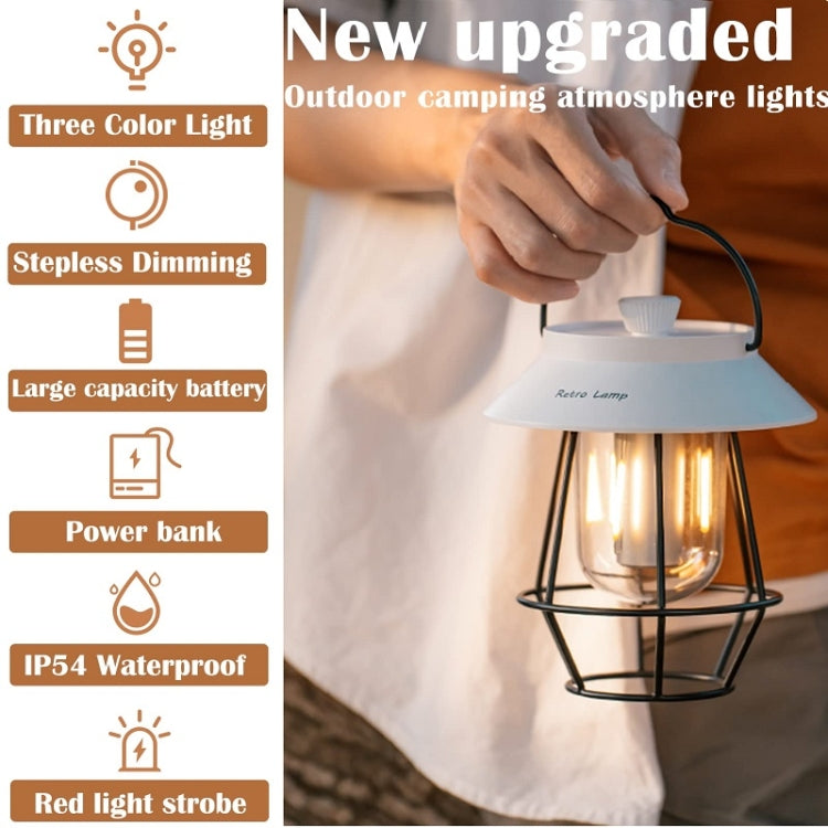 Luci da campeggio sospese per esterni con batteria 5000mAh